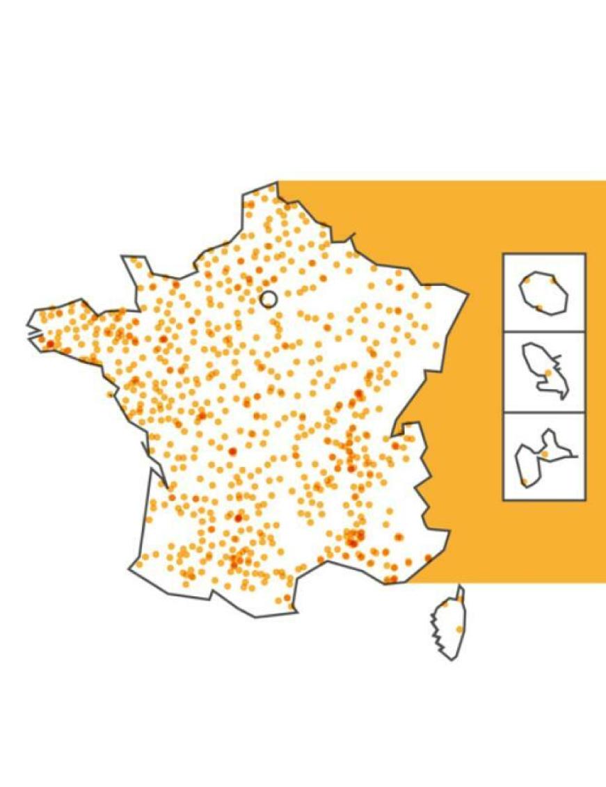 Carte du réseau national cerfrance